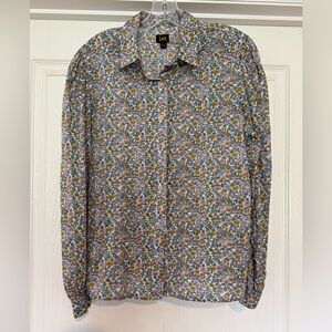 Floral Women’s Puffy Sleeve Blouse